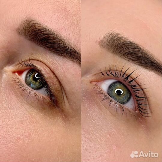 Оформление бровей ламинирование ресниц Приморская