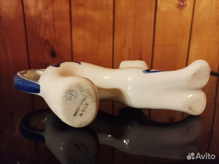 Статуэтка кот Гжель