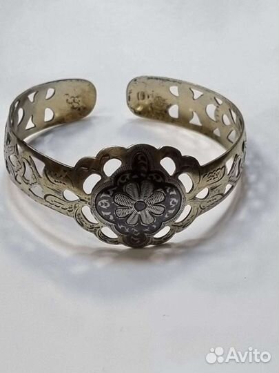 Браслет, серебро 875 пробы. Звезда