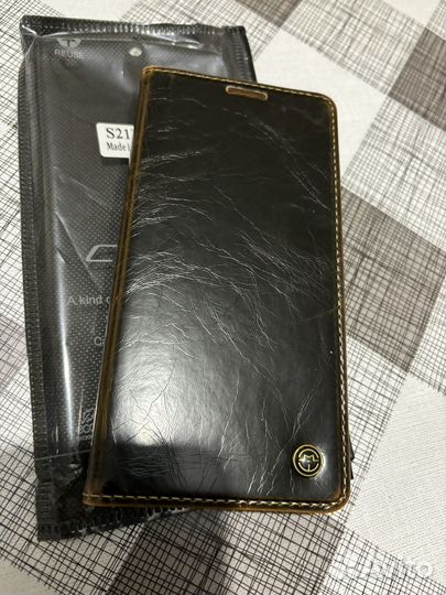 Чехол нат. кожа S21fe 5g (новый)