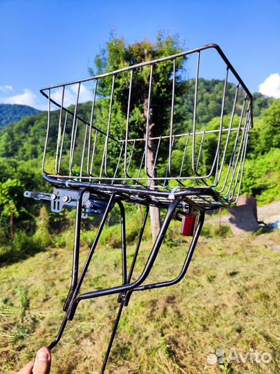 Багажник для велосипеда с корзиной