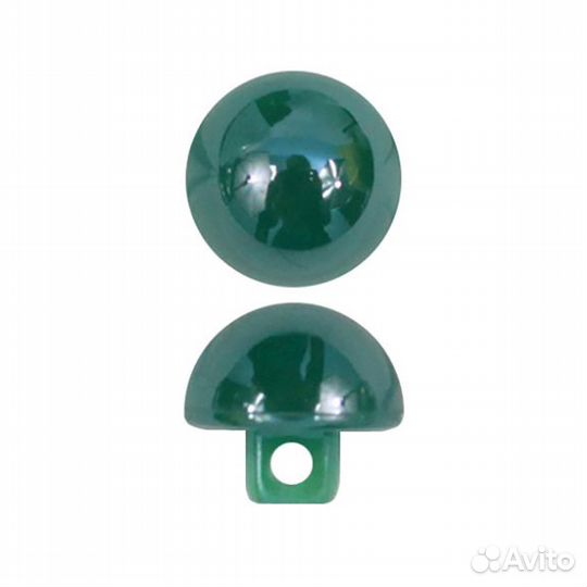 Пуговица в тубе на ножке AC-0994, (нс6-т.зеленый)