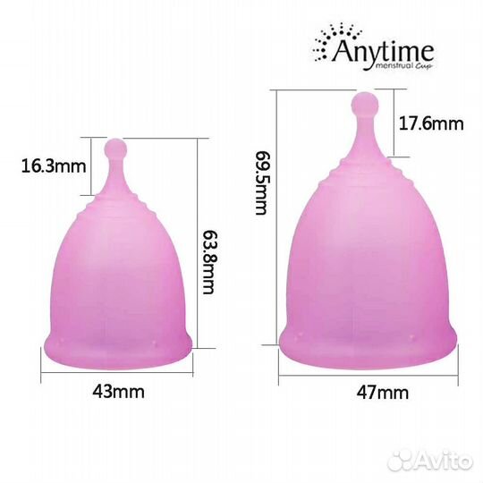 Чаша менструальная новая капа L