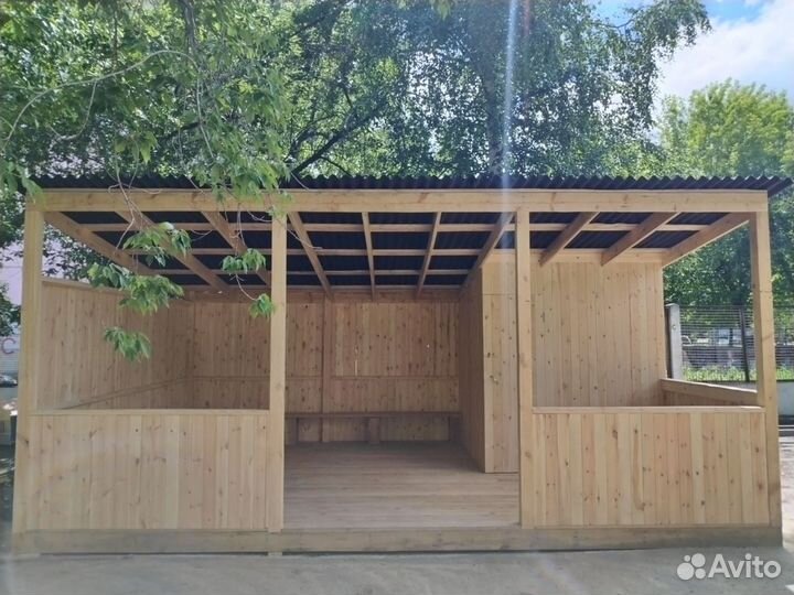 Строительство терраса веранда беседка