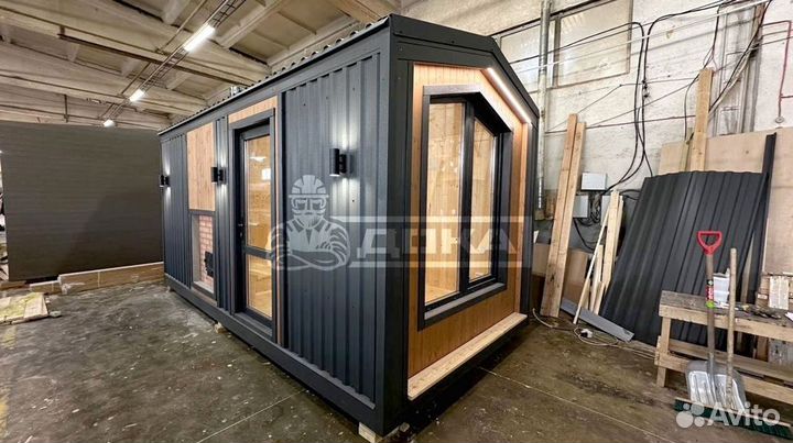 Баня мобильная с монтажом и утеплением