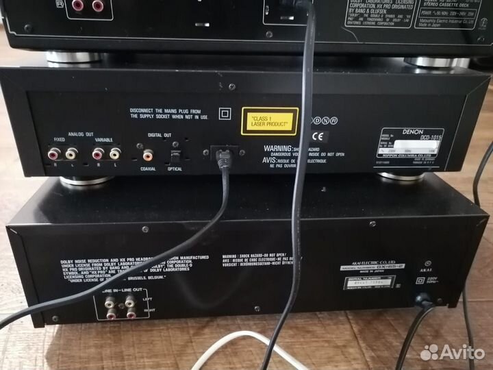 Cd проигрыватель denon DCD 1015, Кассетная дека Ak