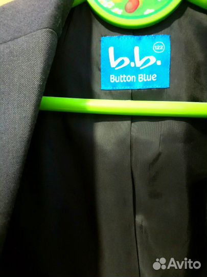 Школьный пиджак Button Blue 128