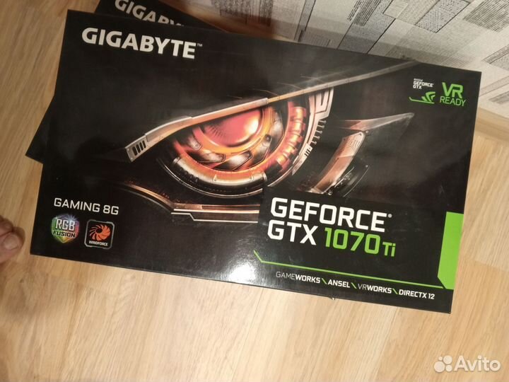 Видеокарта gtx 1070 Ti 8gb