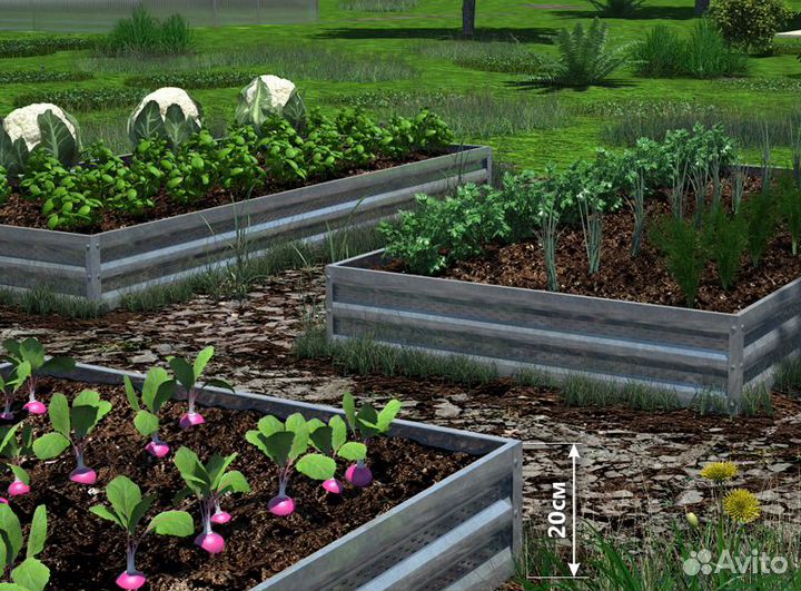 Грядки оцинкованные (новые)