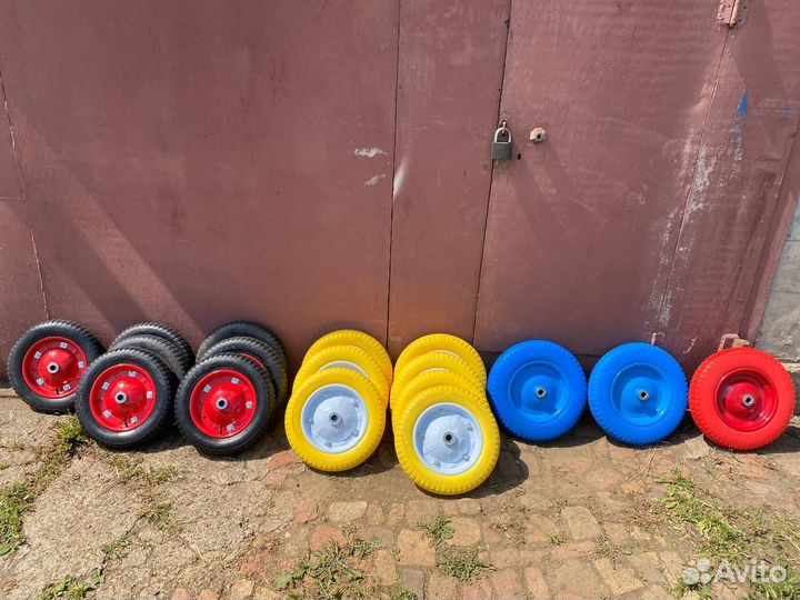Колеса на тележку садовую