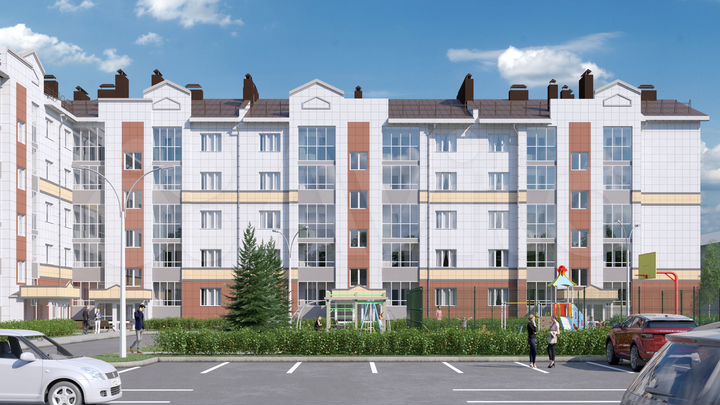 2-к. квартира, 56 м², 3/5 эт.