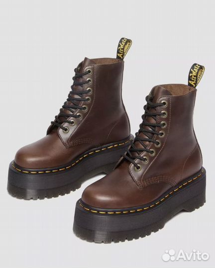 Dr Martens 1460 pascal MAX leather platform boots