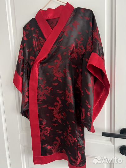 Кимоно женское красно-черное для Натальи