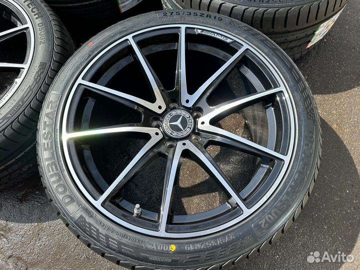 Новые разноширокие колеса на Mercedes AMG R19
