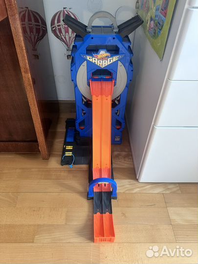 Трэк гараж гоночный трэк hot wheels хот вилс