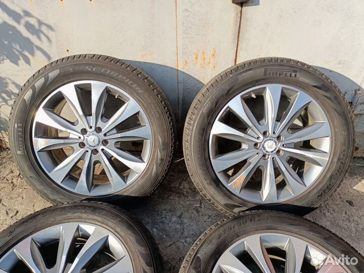 Колеса R20 Mercedes оригинальные диски + шины