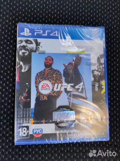 Диск UFC 4 на PS4 новый