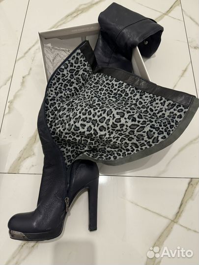 Сапоги женские натуральная кожа 39 40