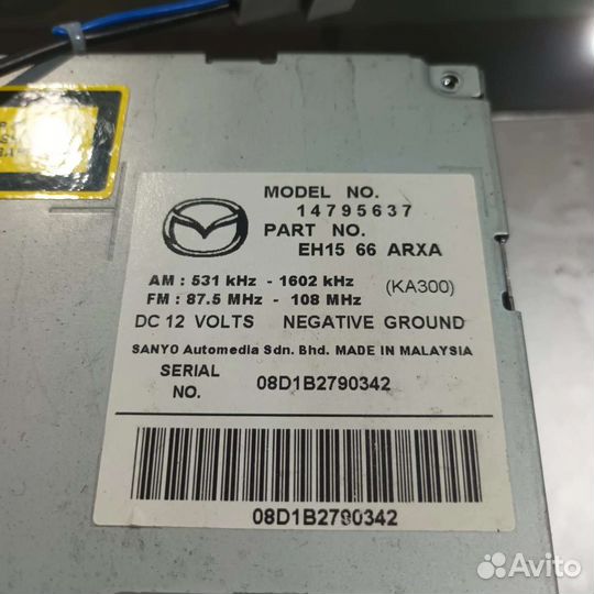 Штатная магнитола Mazda cx 7