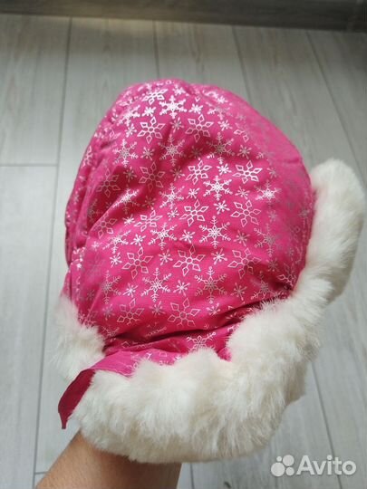 Шапка ушанка зимняя детская