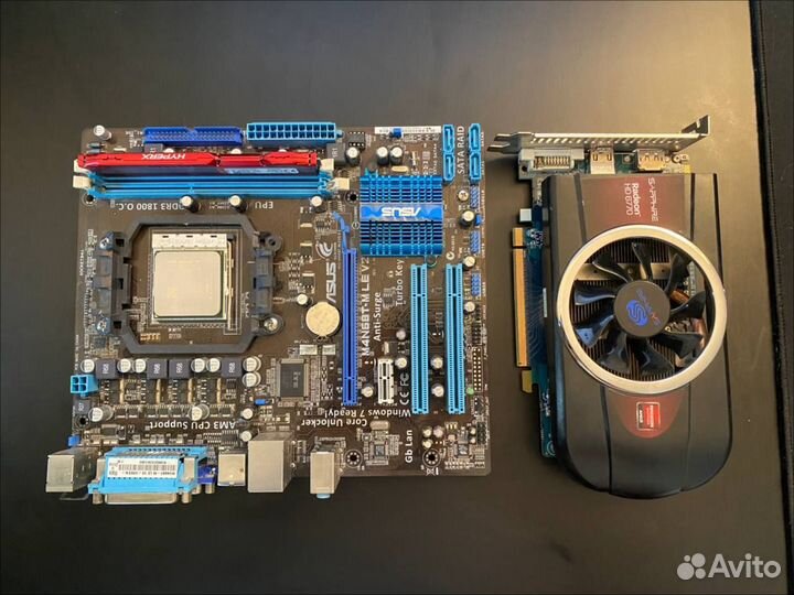 Мат.плата asus и видеокарта Radeon HD 6770