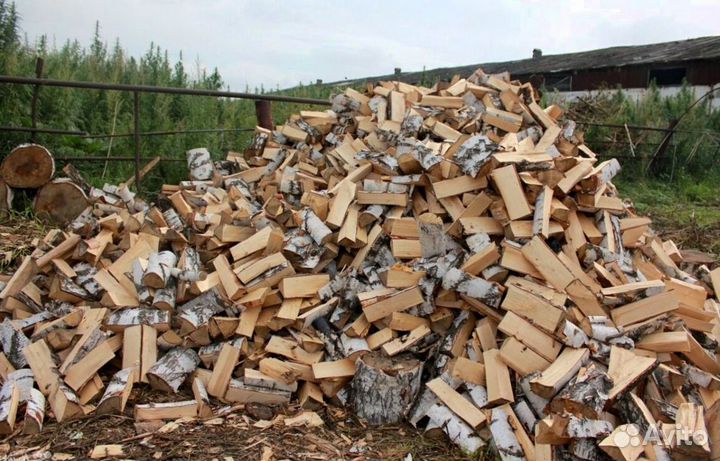 Дрова березовые колотые