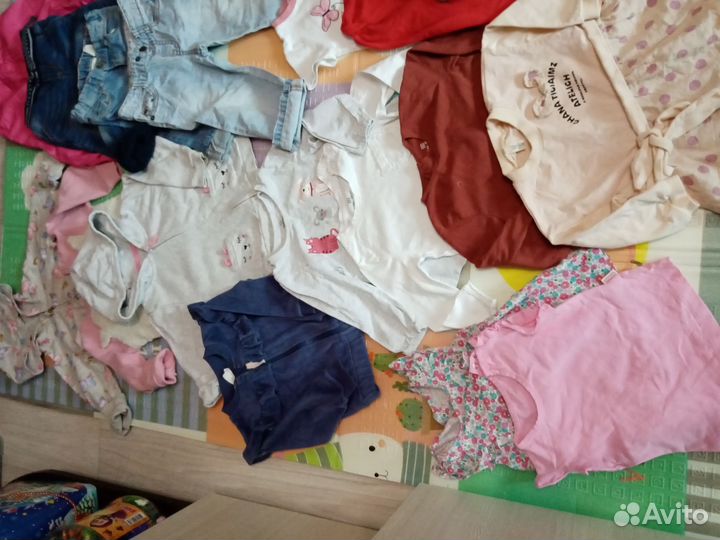 Одежда на девочку р86-92 пакетами