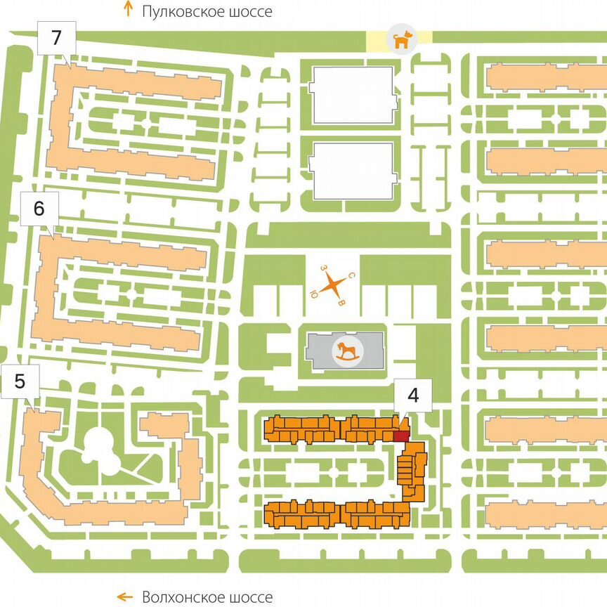 2-к. квартира, 52,6 м², 4/5 эт.