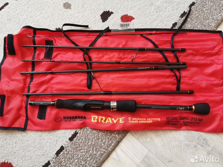 Kosadaka brave 213ml 5-25гр тревэл спиннинг
