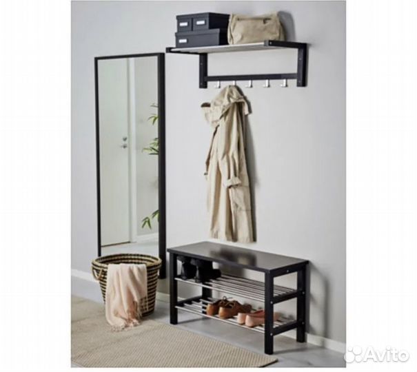 Tjusig чусиг комплект вешалка и обувница IKEA