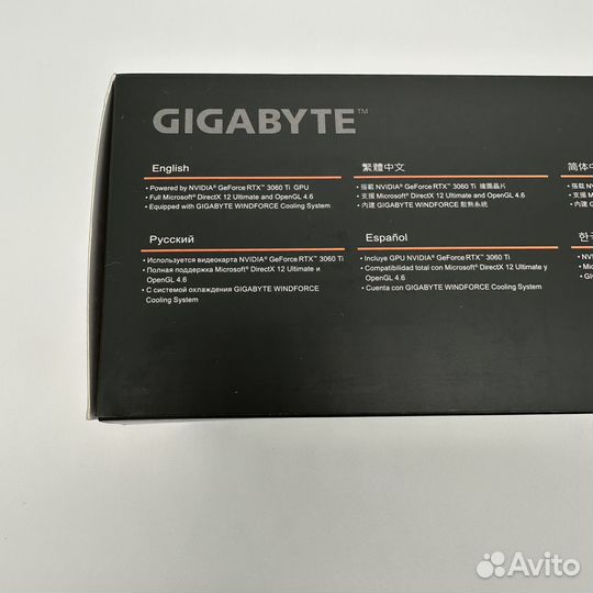 Видеокарта Gigabyte GeForce RTX 3060 Ti 8 гб