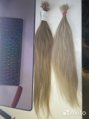 Волосы для наращивания 60 см бу детские