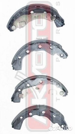 Akyoto AKS-6733 Колодки тормозные барабанные задни