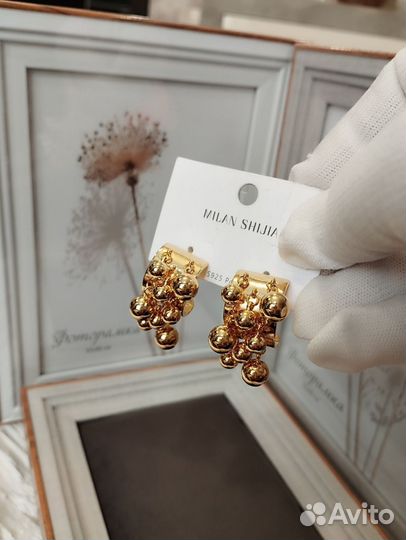 Крупные серьги