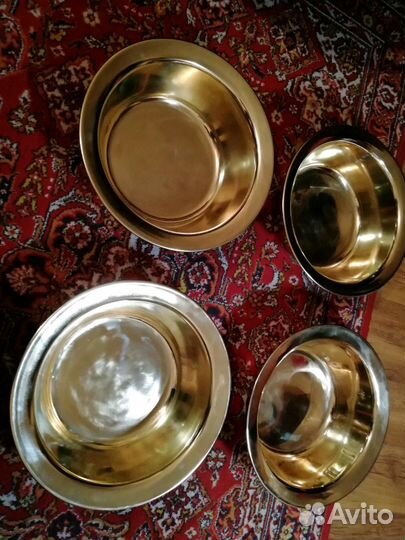 Таз медный, латунный новый. (СССР) Клеймо