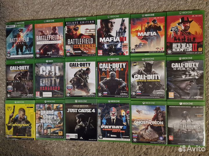 Диски на Xbox one,series x,игры в отличном сост