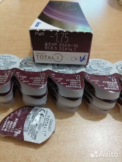 Линзы контактные однодневные