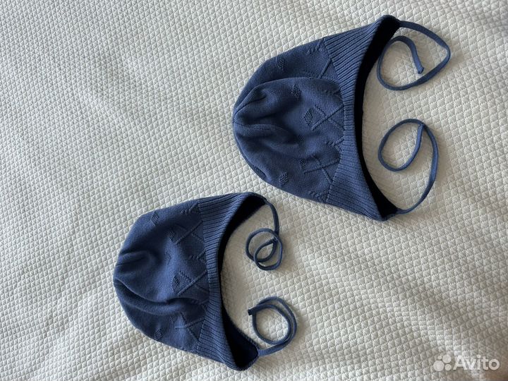 Шапка для мальчика 44-46 весна