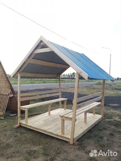 Беседка садовая из дерева