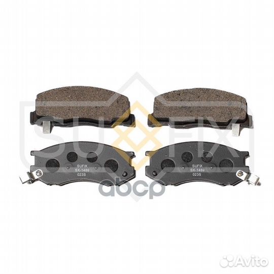 Колодки тормозные дисковые перед прав/лев S