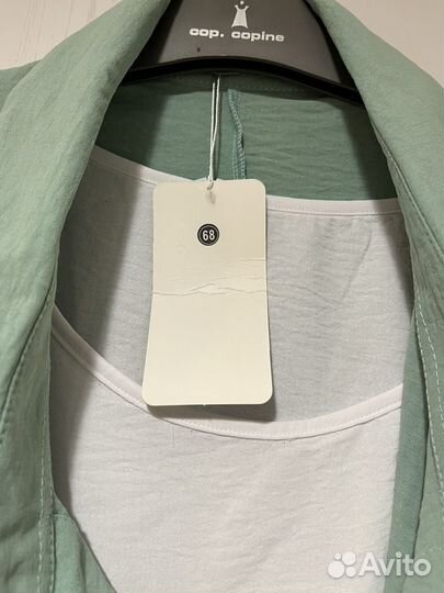 Новая Блузка с накидкой 68