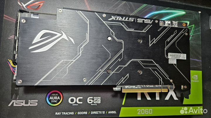 Видеокарта asus Rog strix 2060