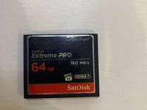 Карта памяти SanDisk 64Gb Extreme Pro 160 Мб/с