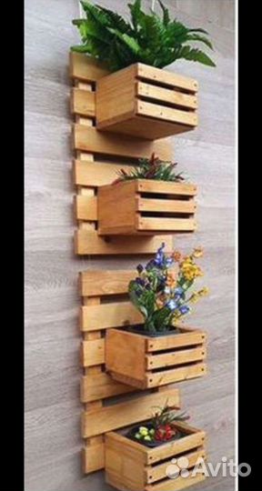 Цветочницы из дерева