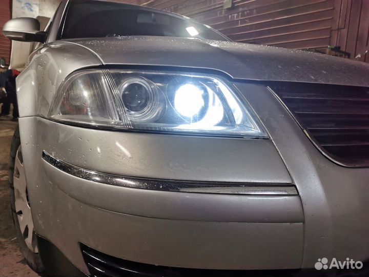 Диодная оптика пассат б5