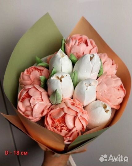 Съедобные букеты из зефира.Сладкий подарок