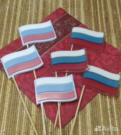 Форма флаг силиконовая для леденцов