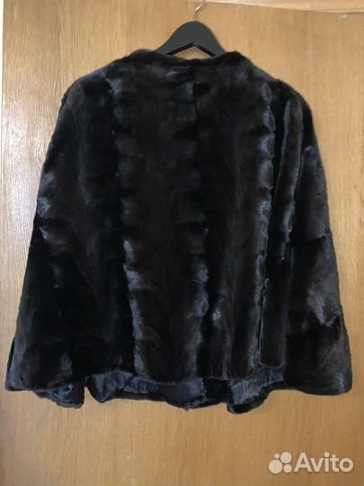 Шуба норка пончо
