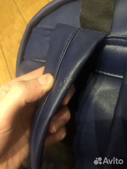 Рюкзак синий летучая мышь иероглифы