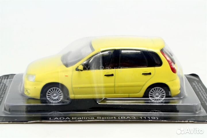 LADA Kalina Sport ваз-1119 №281 Новая 1:43 Yu-Ra